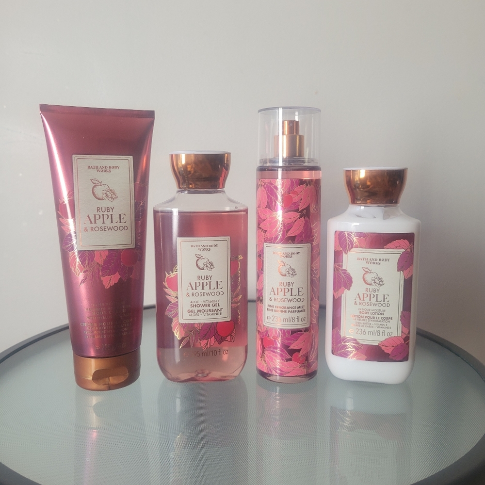 Rubby apple & rosewood set